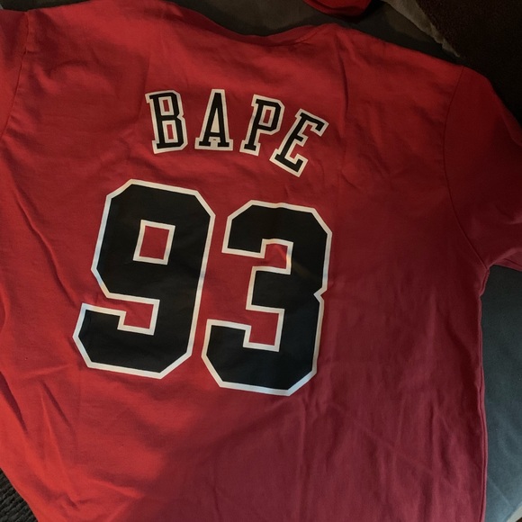 Bape x Mitchell & Ness bulls tee - Picture 3 of 6